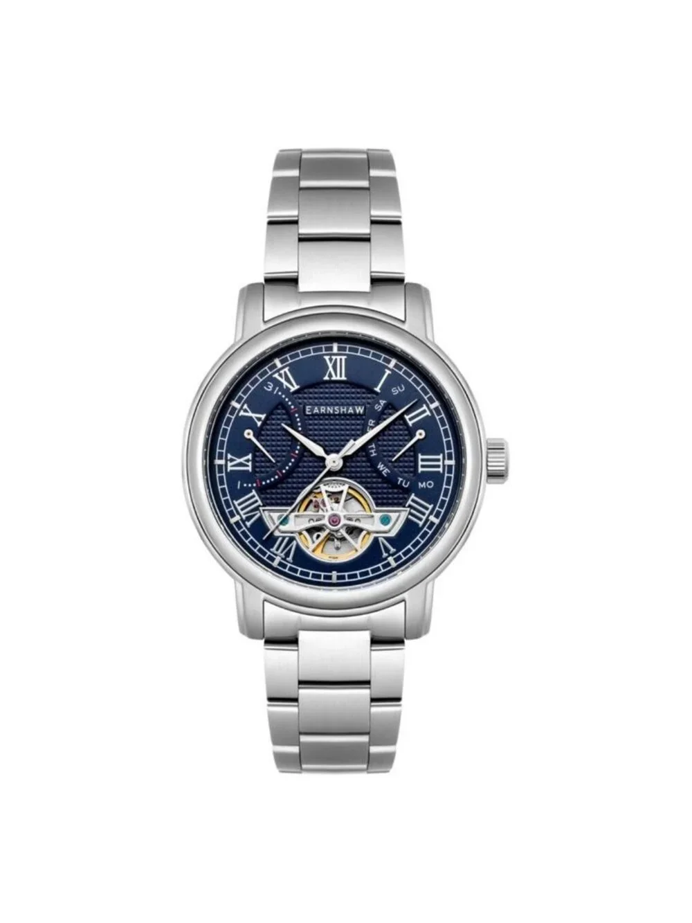 NWT Thomas Earnshaw Longcase Blue Dial Men's Watch